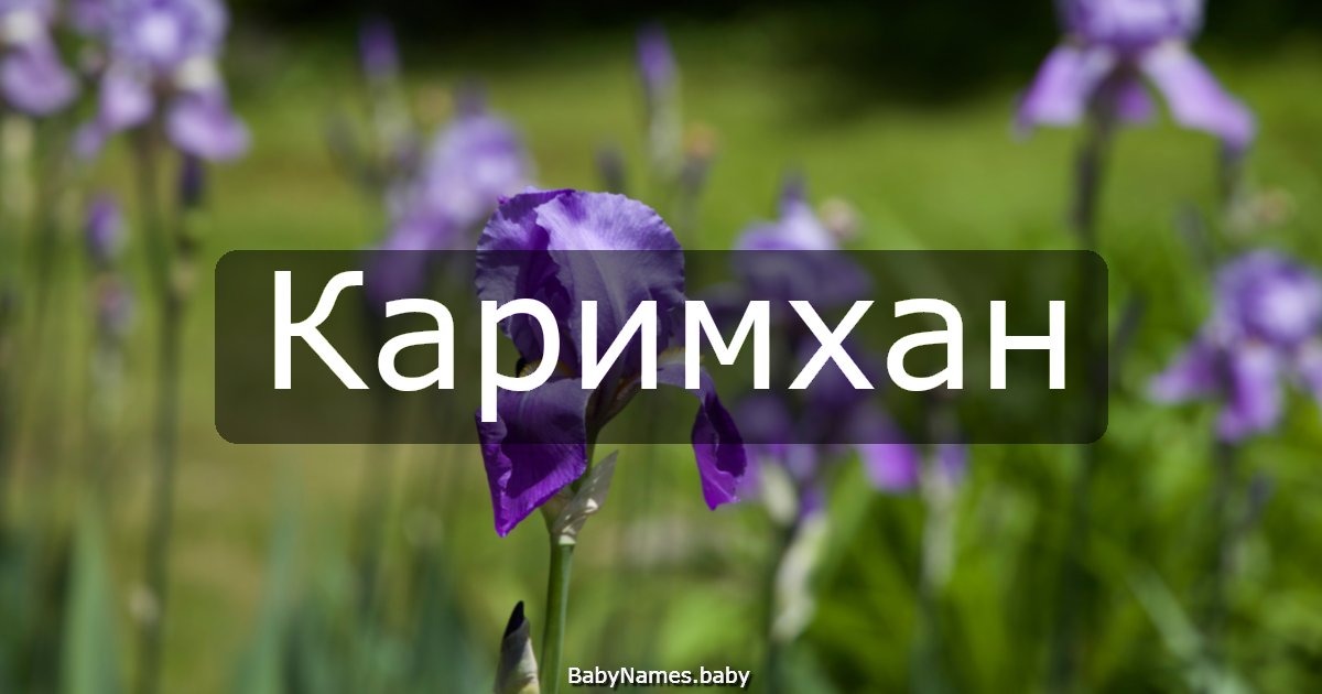 Каримхан