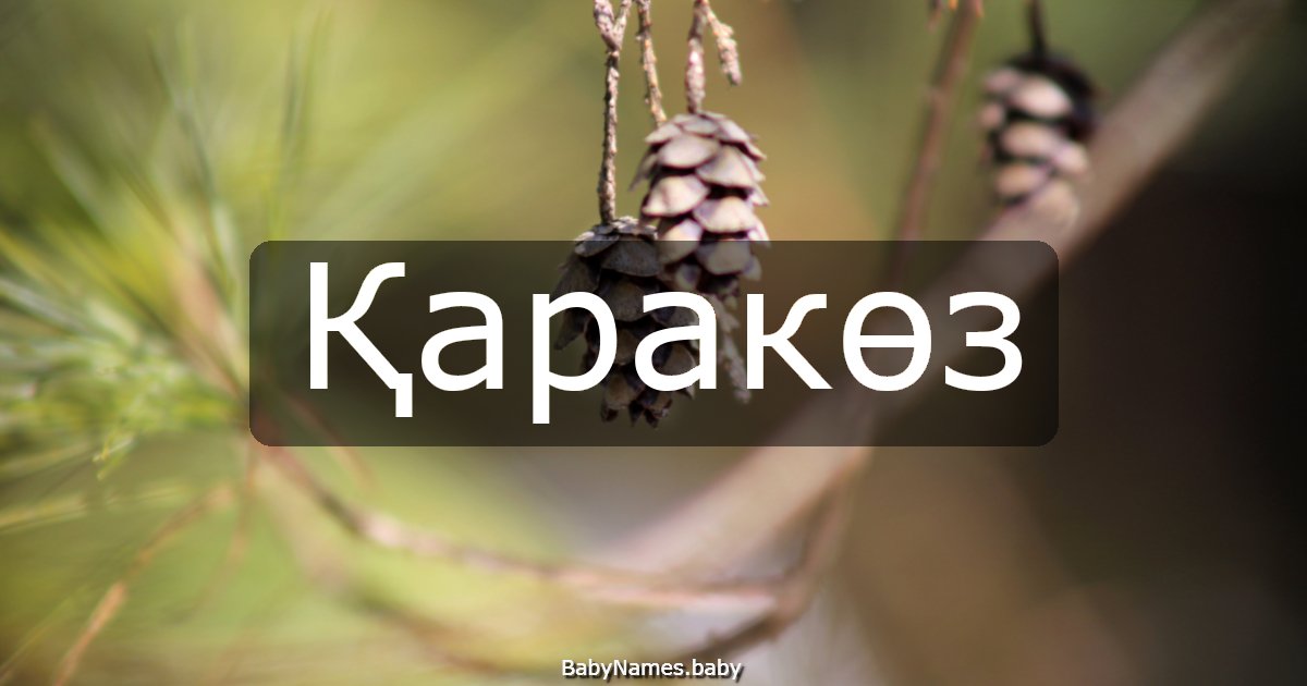 Қаракөз