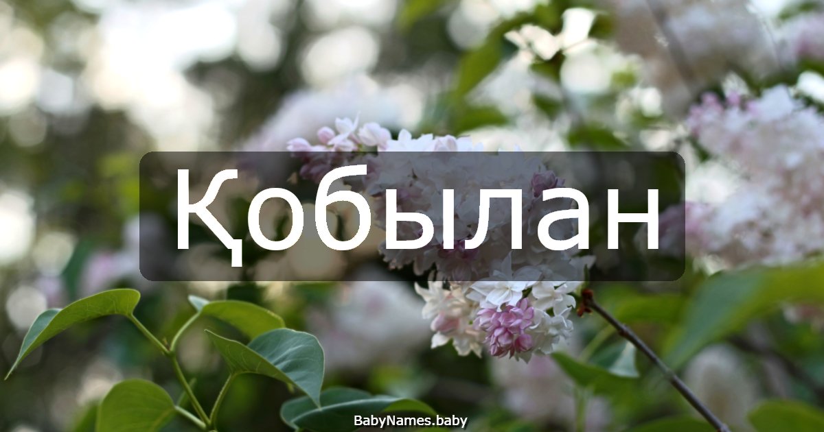 Қобылан