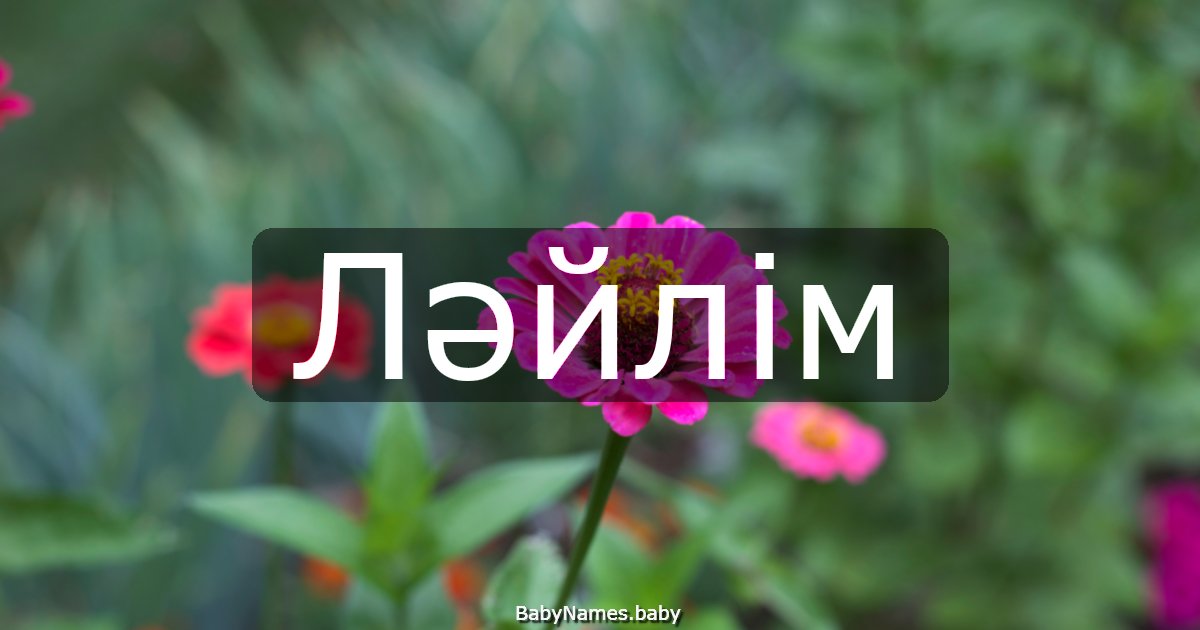 Ләйлім