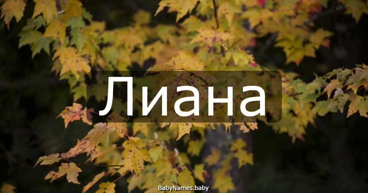 Лиана