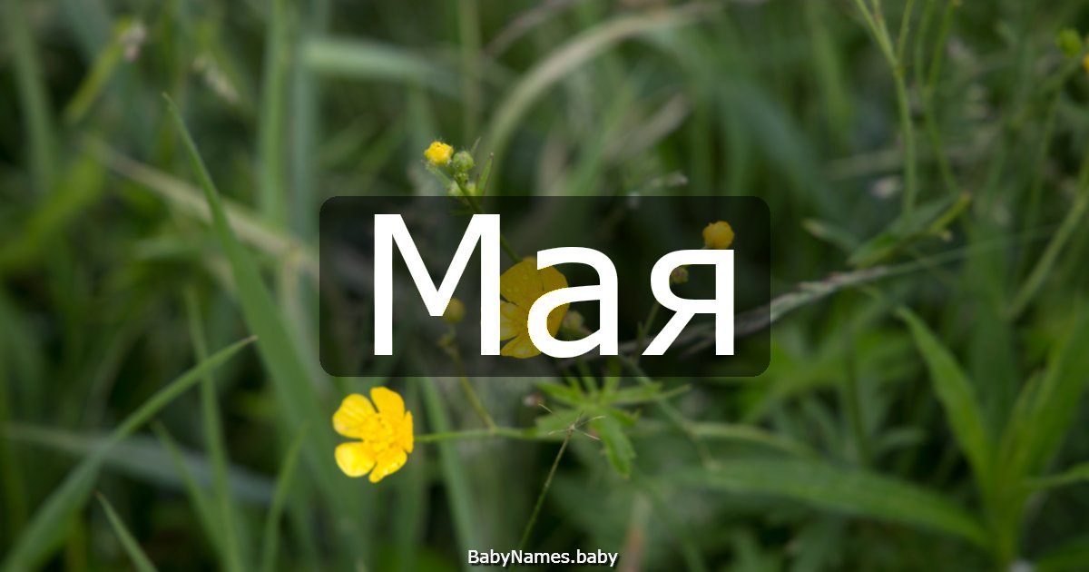Мая