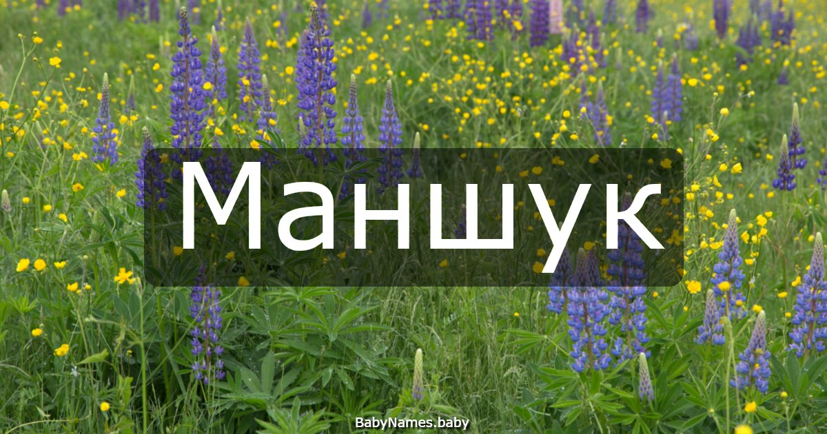 Маншук