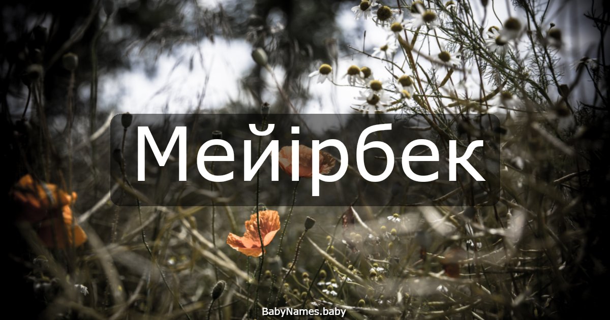 Мейірбек