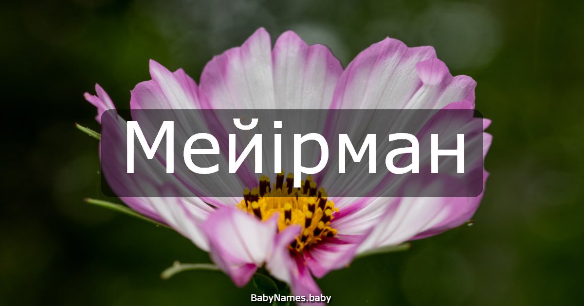 Мейірман