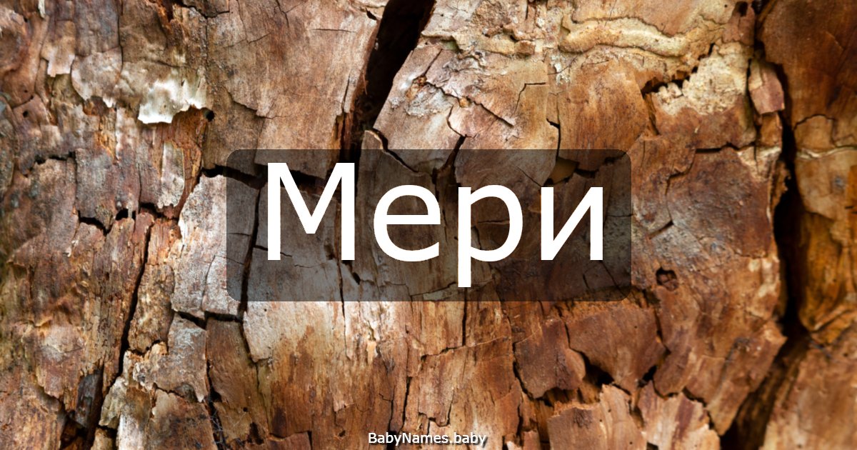 Мери