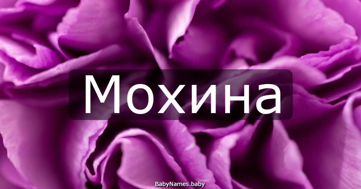 Мохина