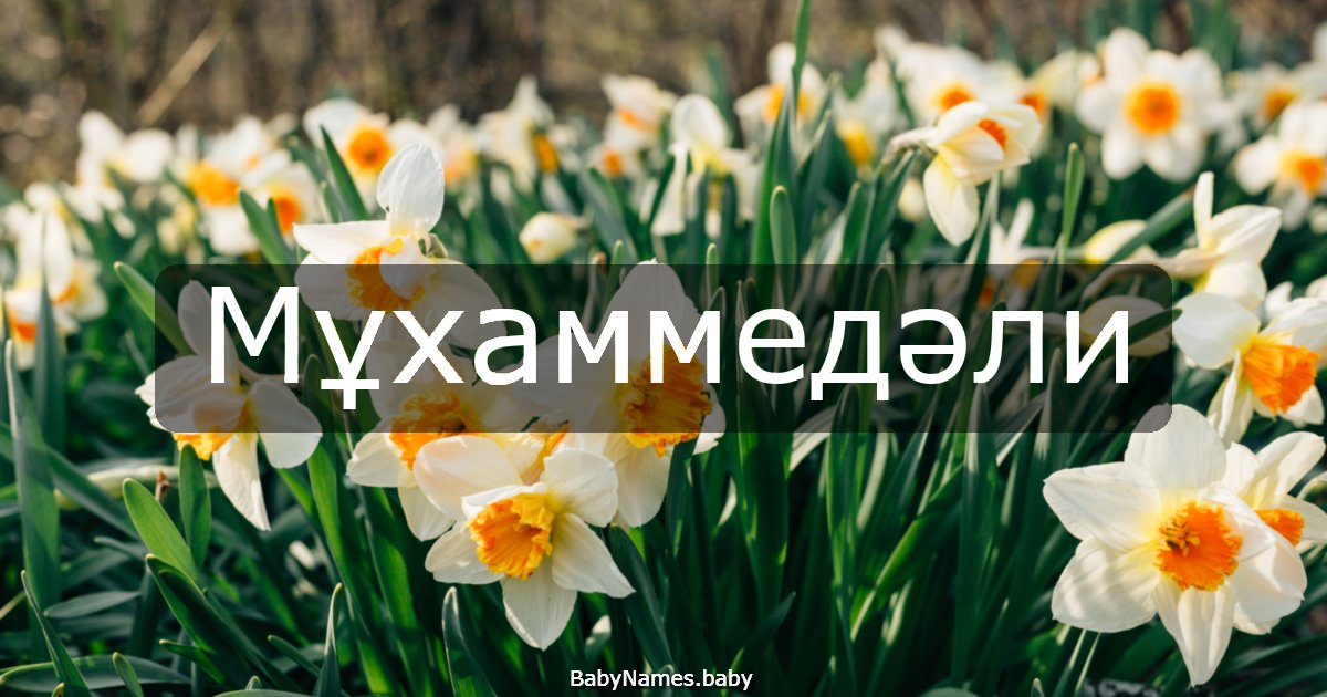 Мұхаммедәли