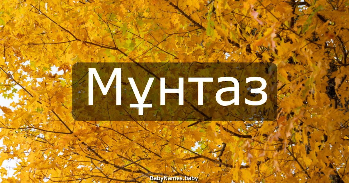 Мұнтаз