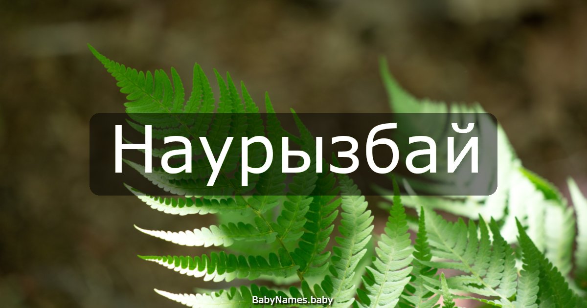 Наурызбай