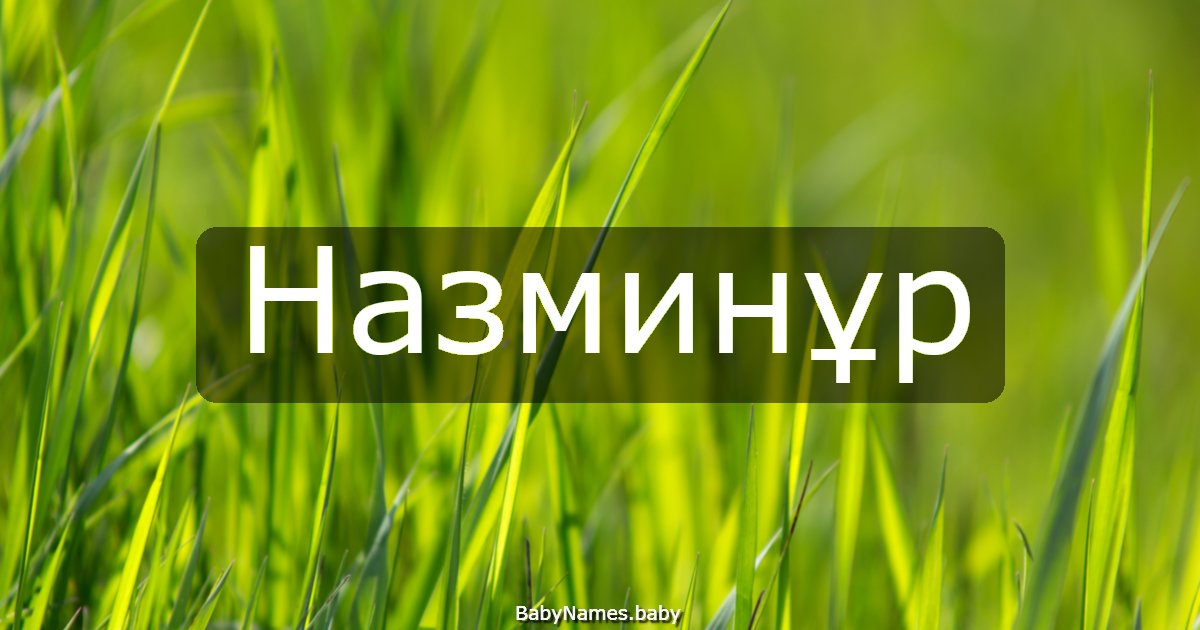 Назминұр