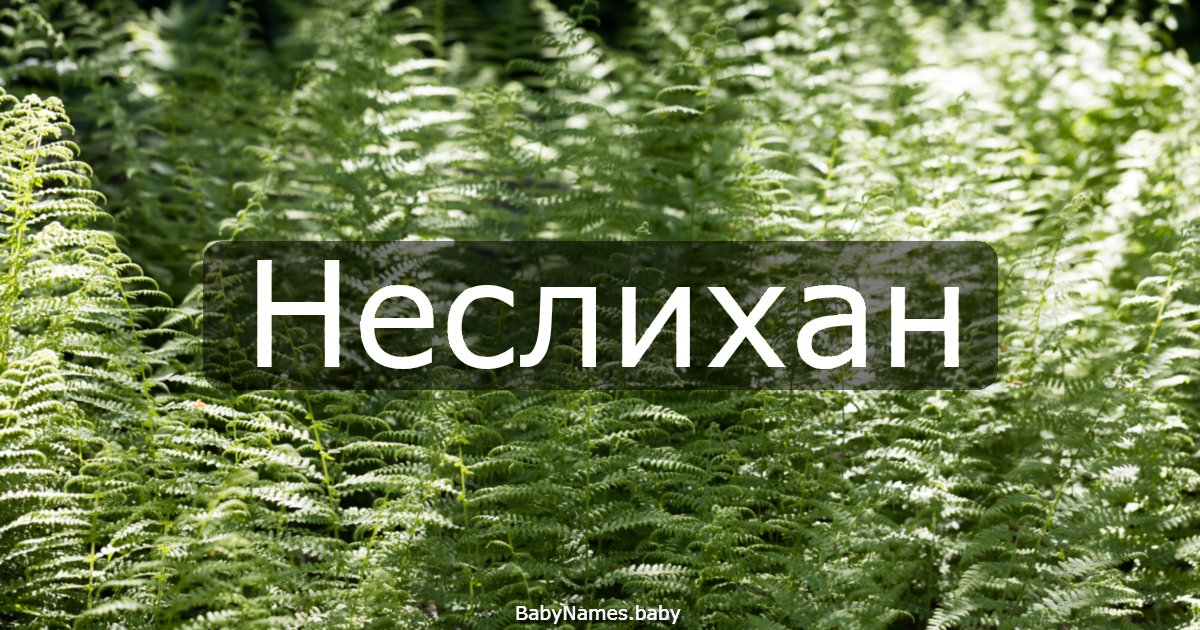 Неслихан