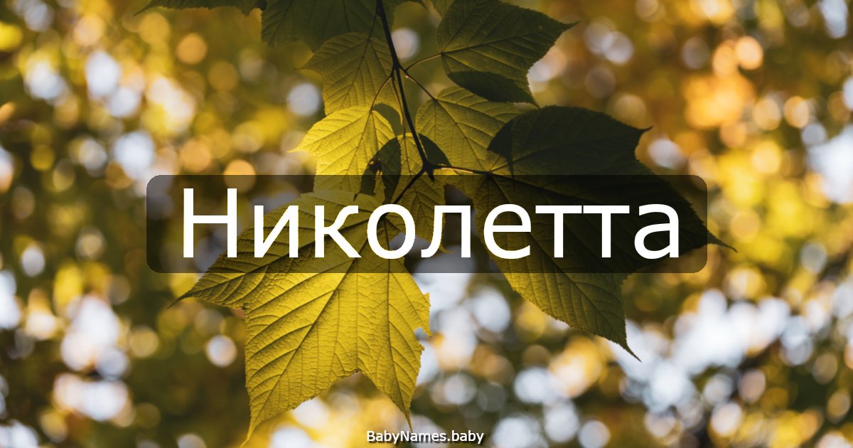 Николетта