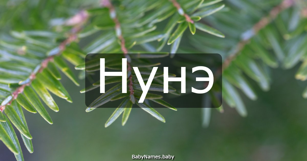 Нунэ