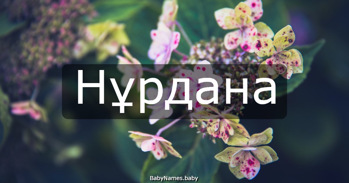 Нұрдана