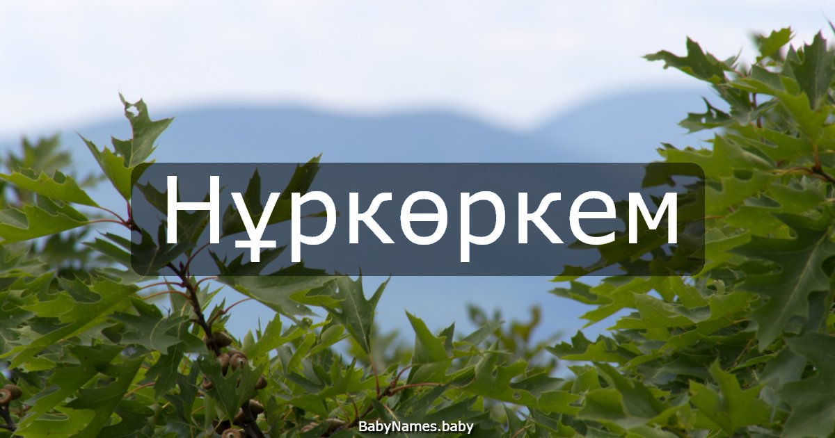 Нұркөркем