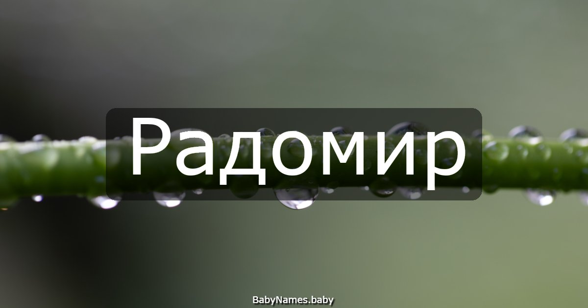 Радомир