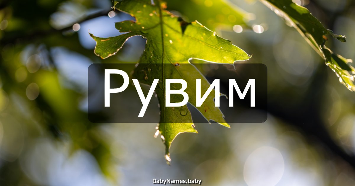 Рувим