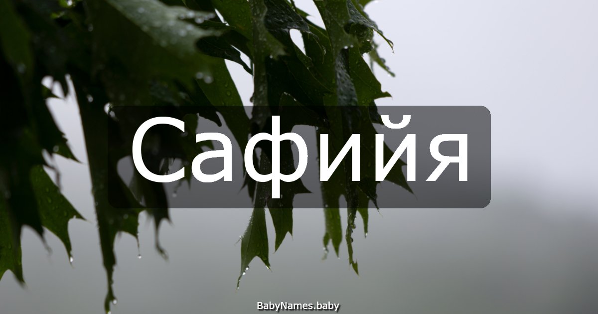 Сафийя