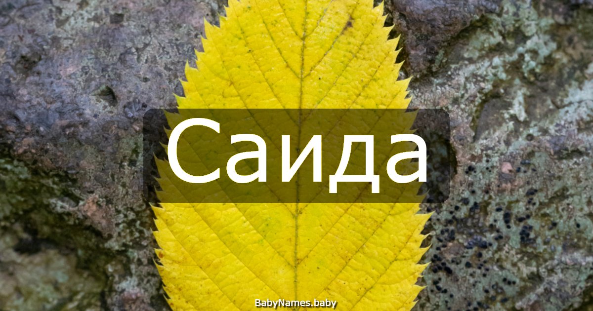 Саида