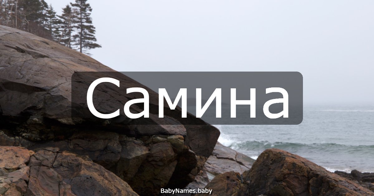 Самина