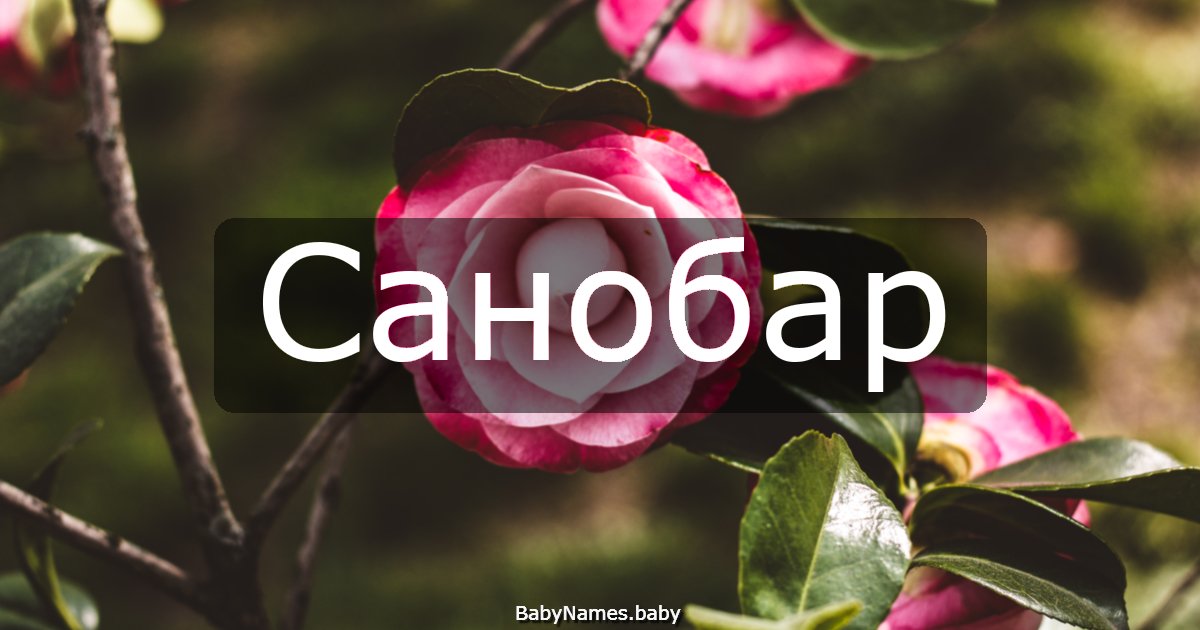 Санобар