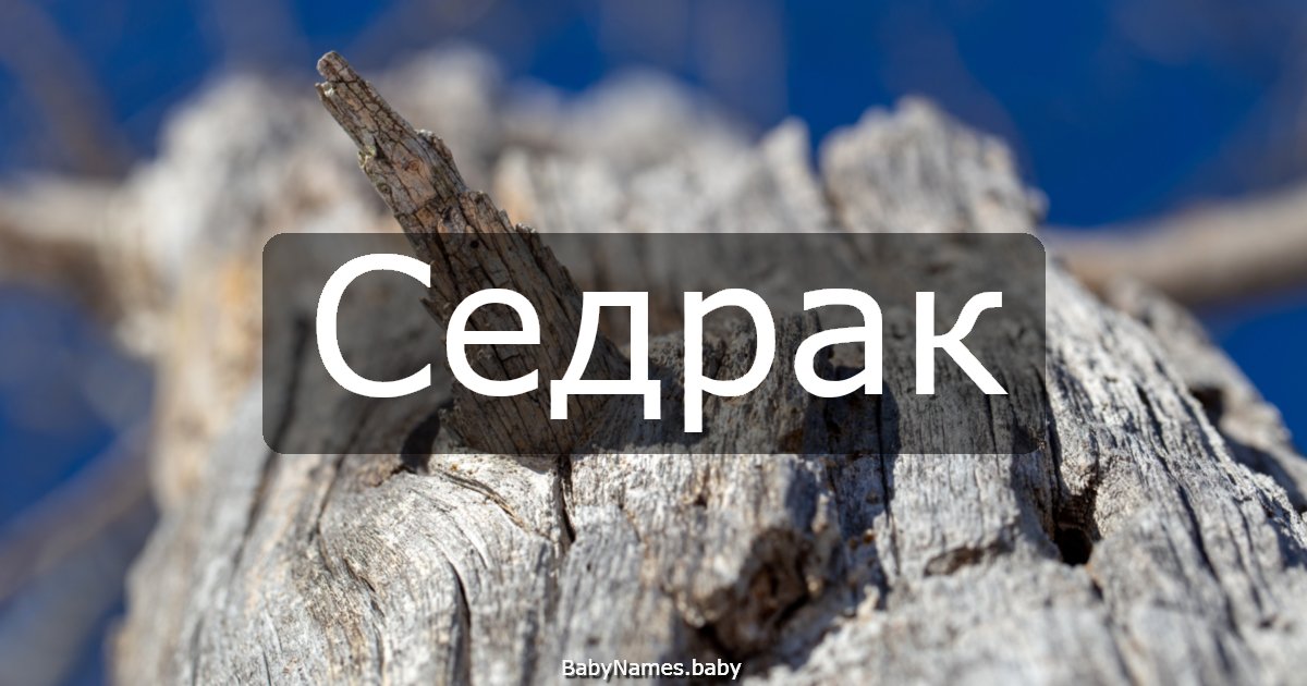 Седрак