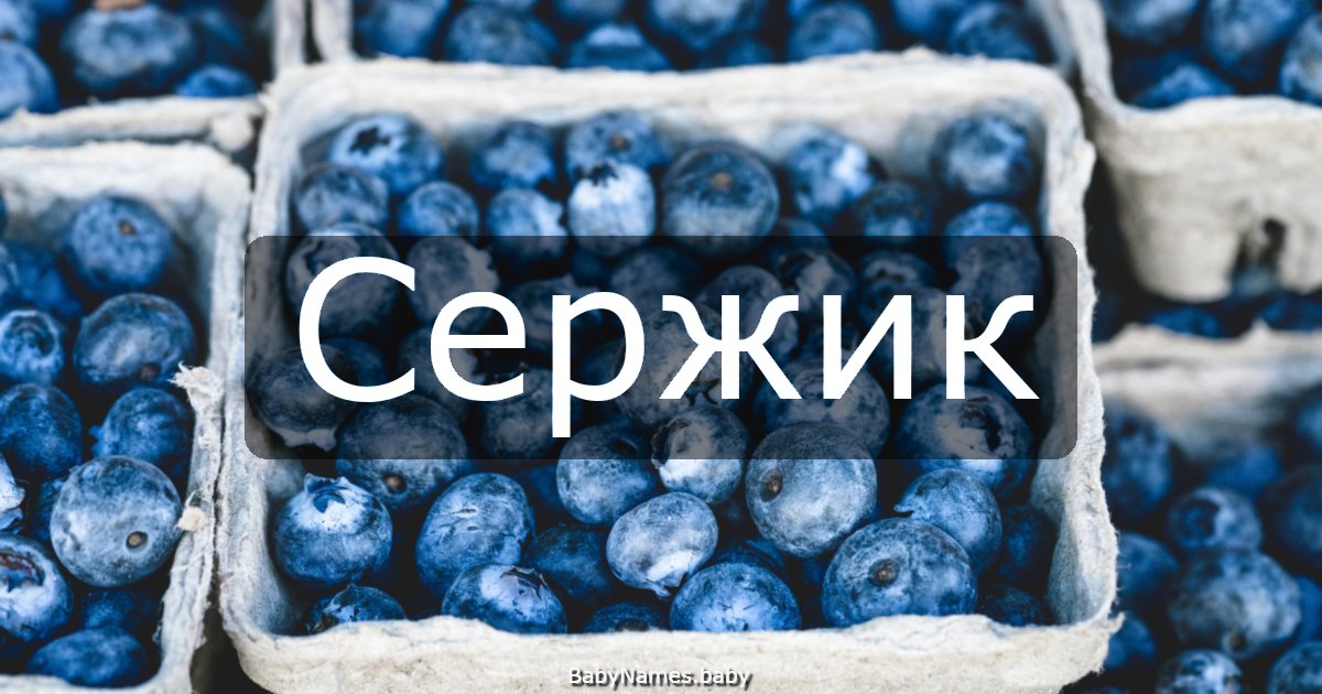 Сержик