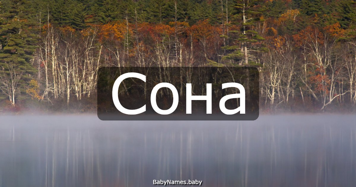 Сона