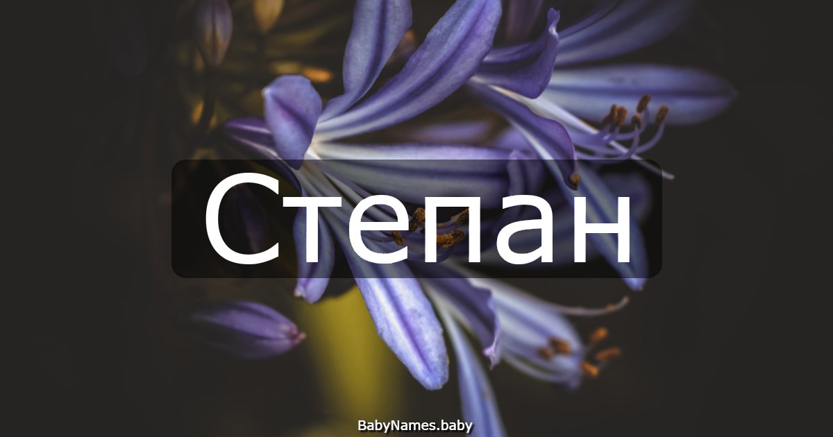 Степан