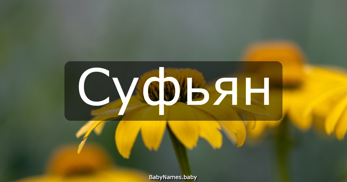 Суфьян