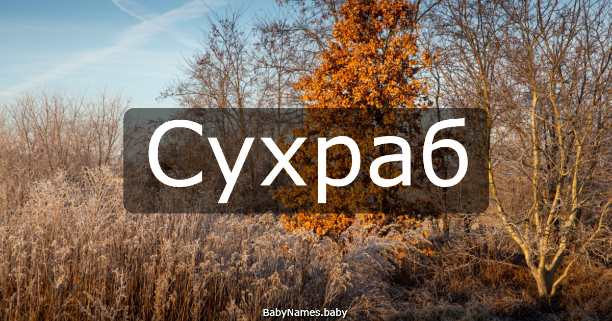 Сухраб