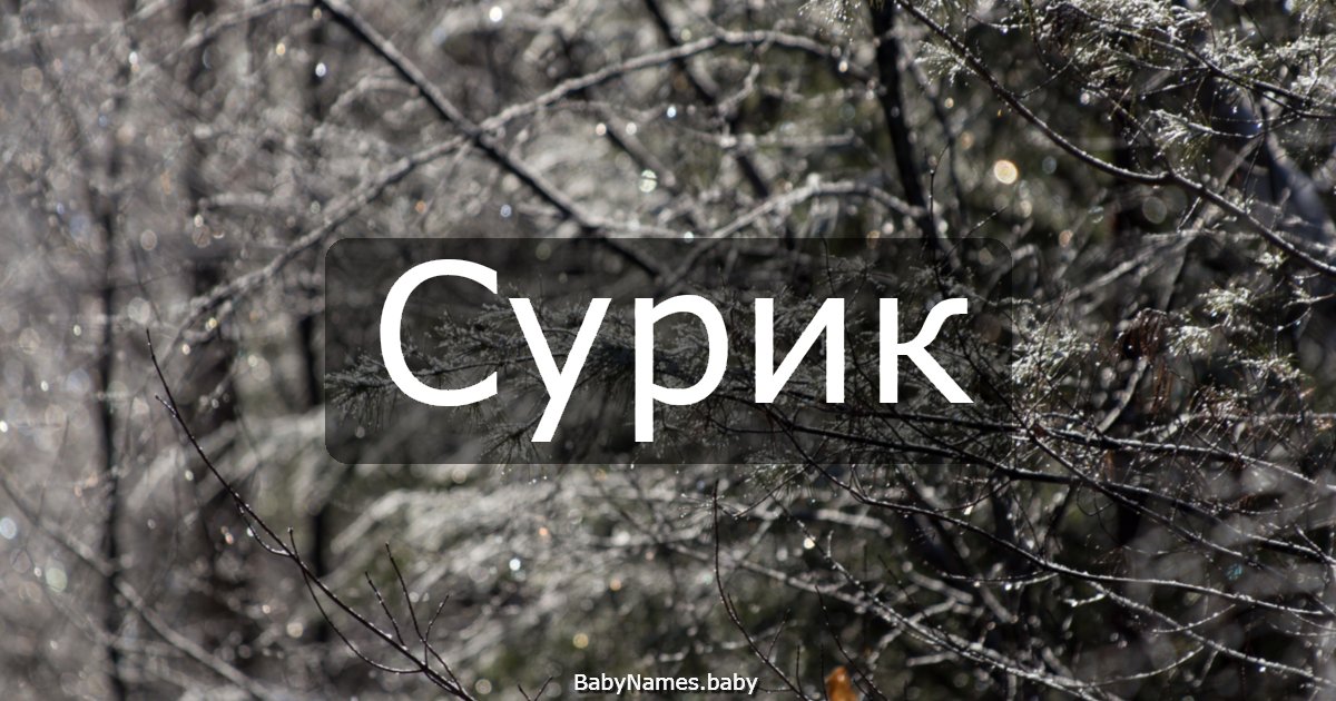 Сурик