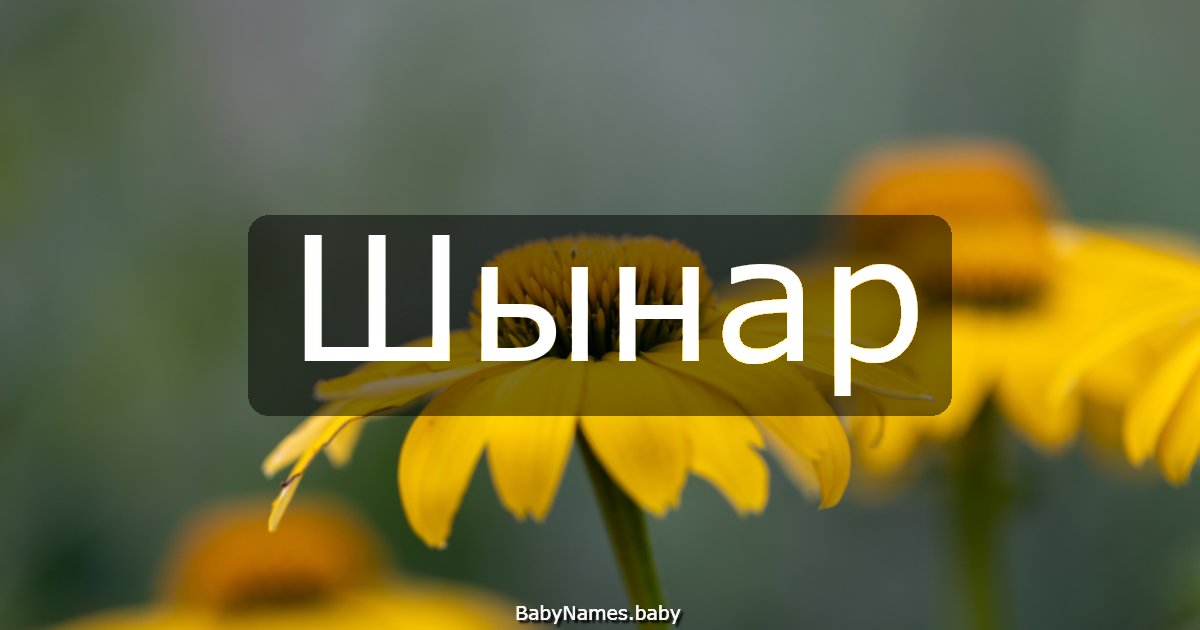 Шынар