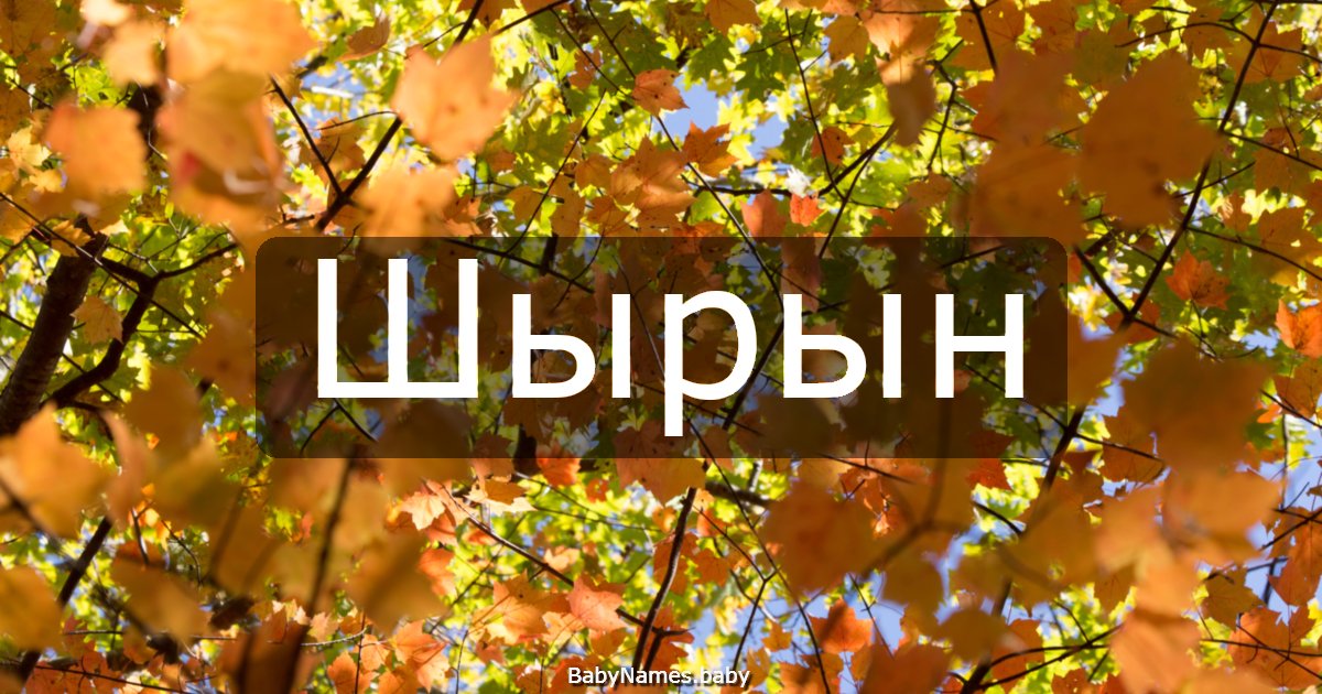Шырын