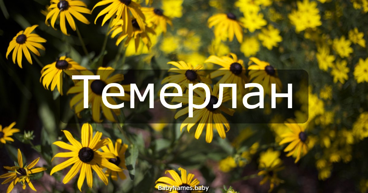 Темерлан