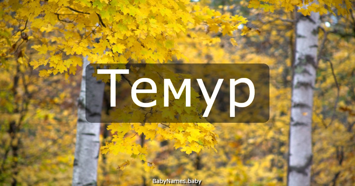 Темур