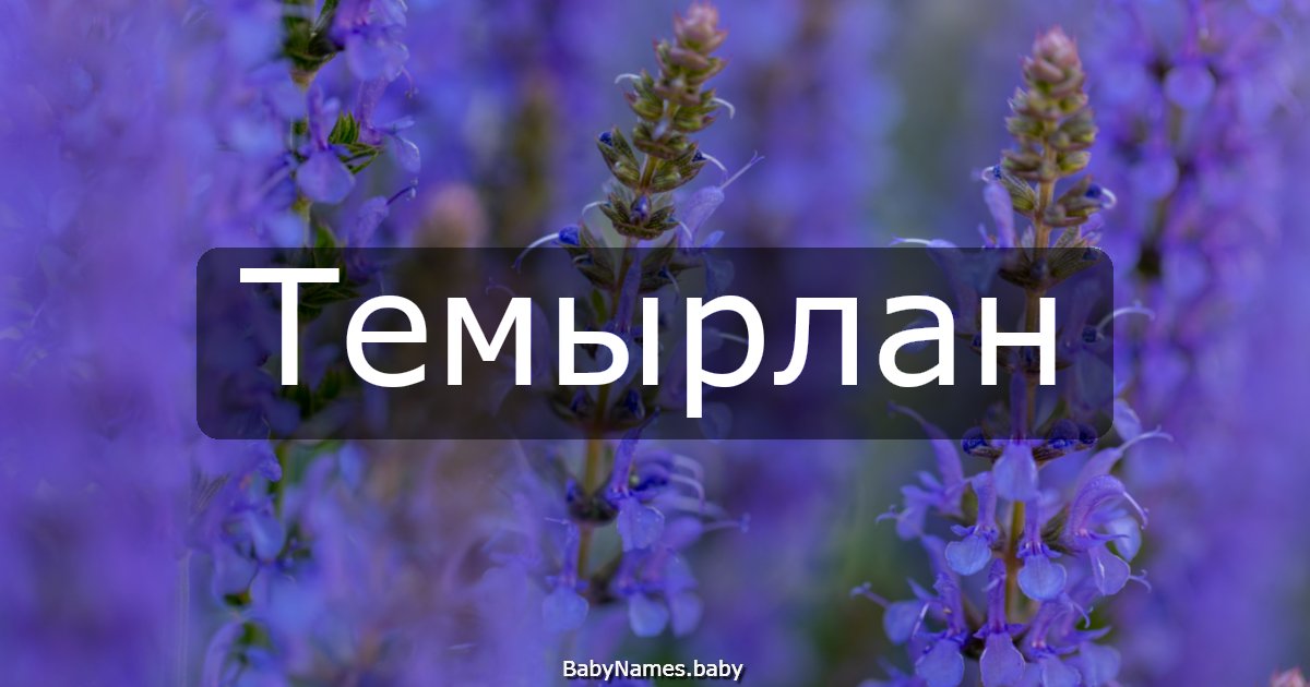 Темырлан