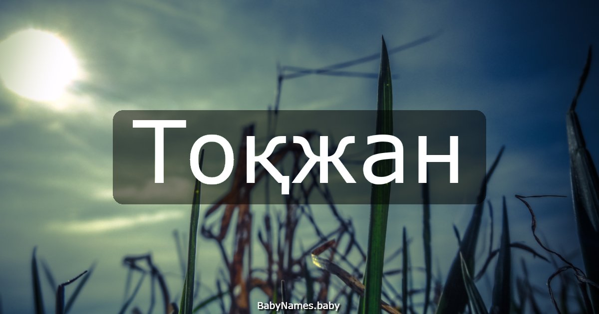 Тоқжан