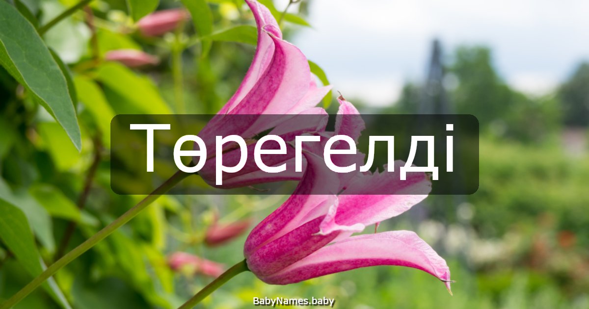 Төрегелді