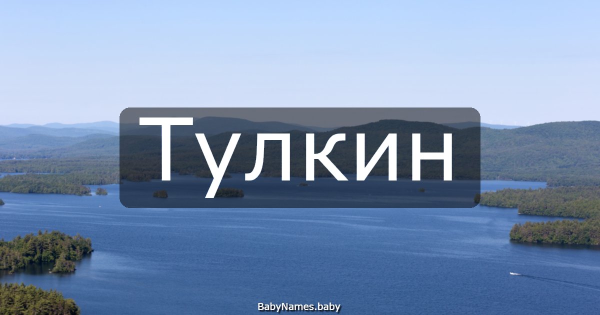 Тулкин