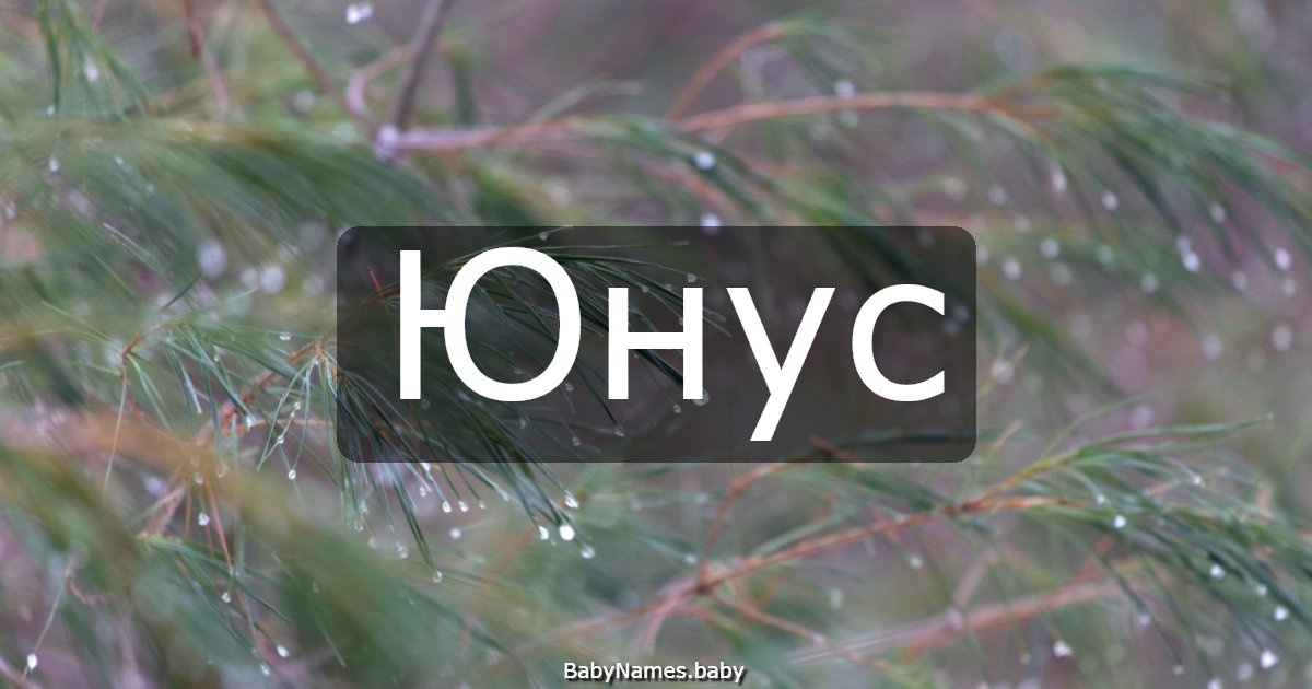 Юнус