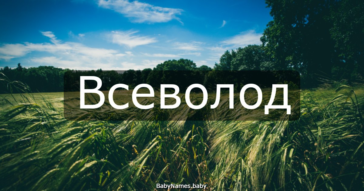 Всеволод