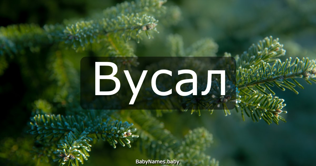 Вусал