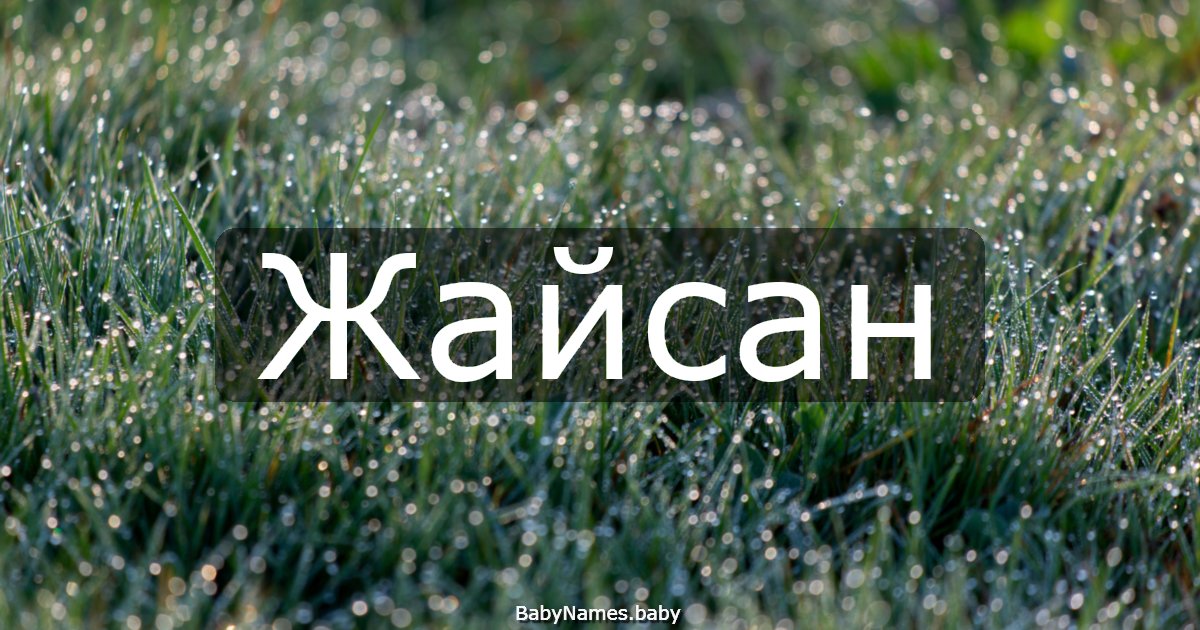 Жайсан