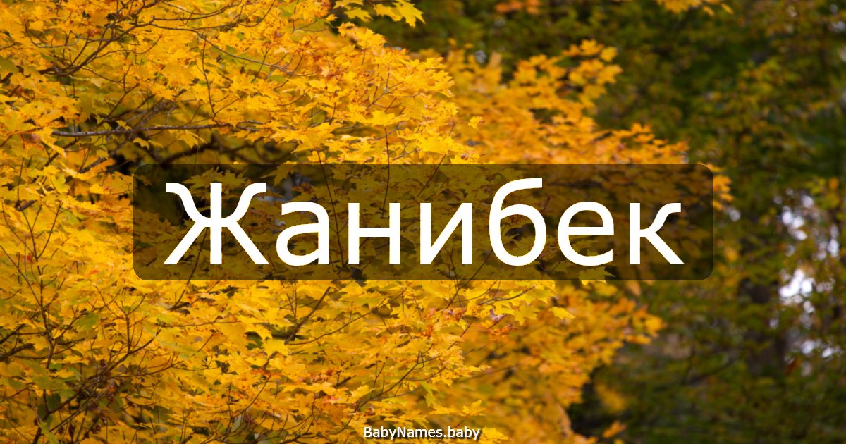 Жанибек