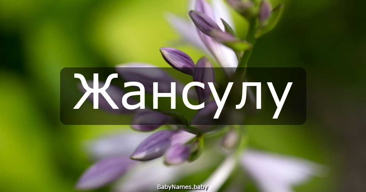 Жансулу