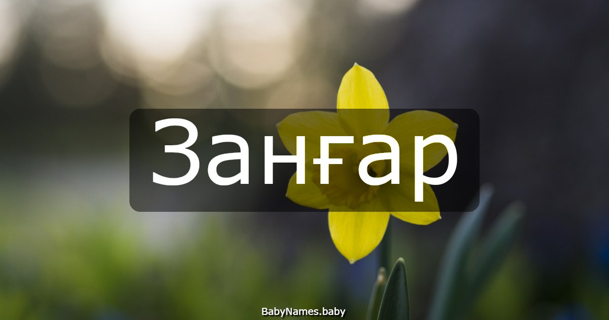 Занғар