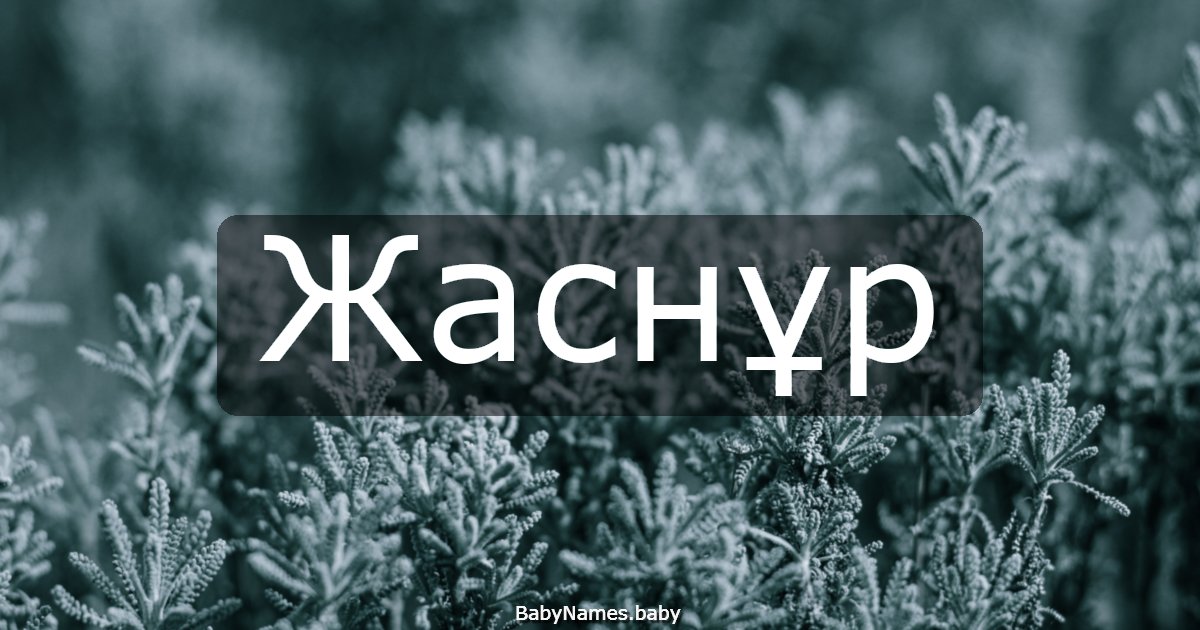Жаснұр