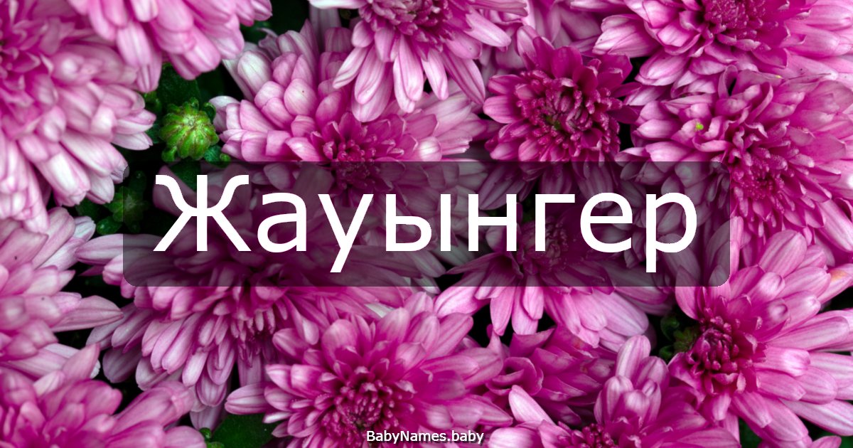 Жауынгер